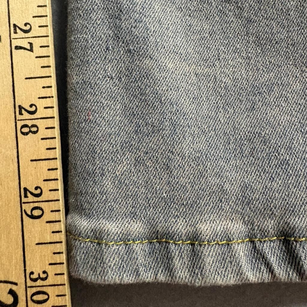 Between Us Womens Cargo Jeans Size 5 Gray Denim High Rise Straight Leg Stretch