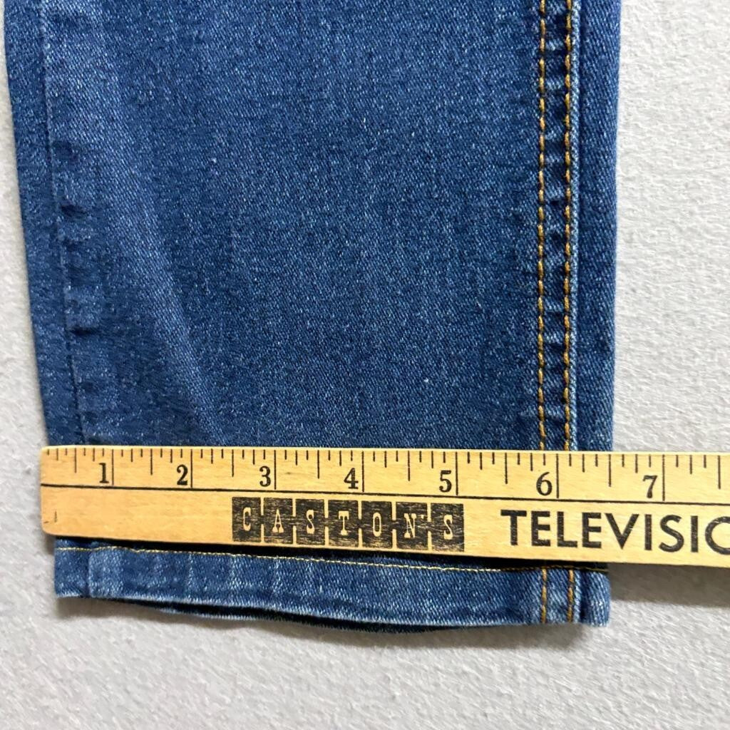 Fragile Blue Jeans Womens Skinny Straight Blue Denim Jeans Size 26 Inseam 26