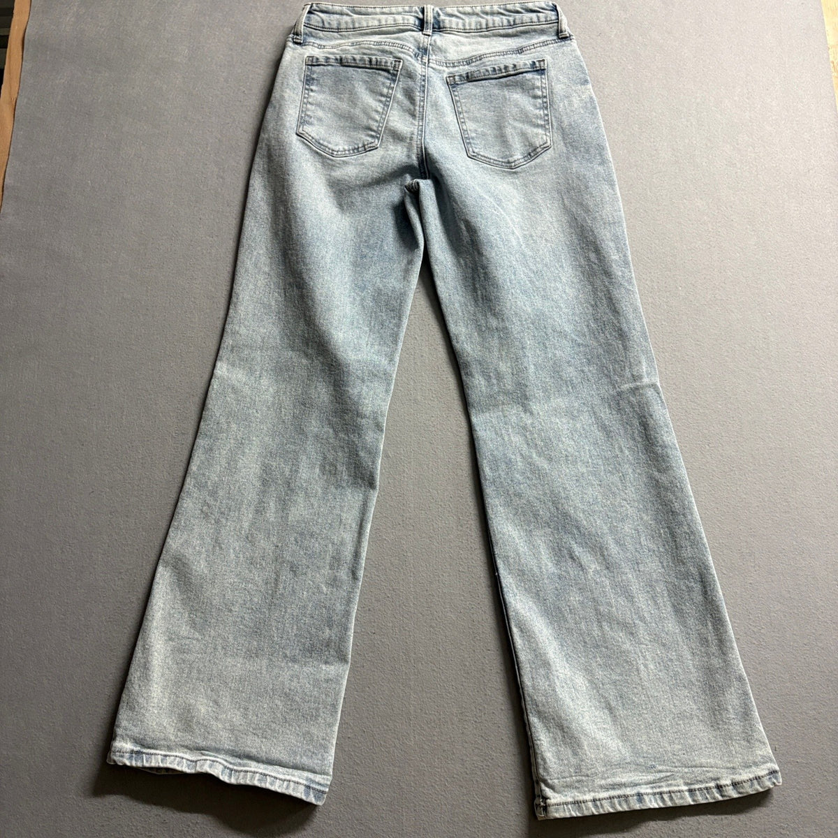 Celebrity Pink Wide Leg Jeans Womens Size 5 / 27 Light Wash High Rise Stretch