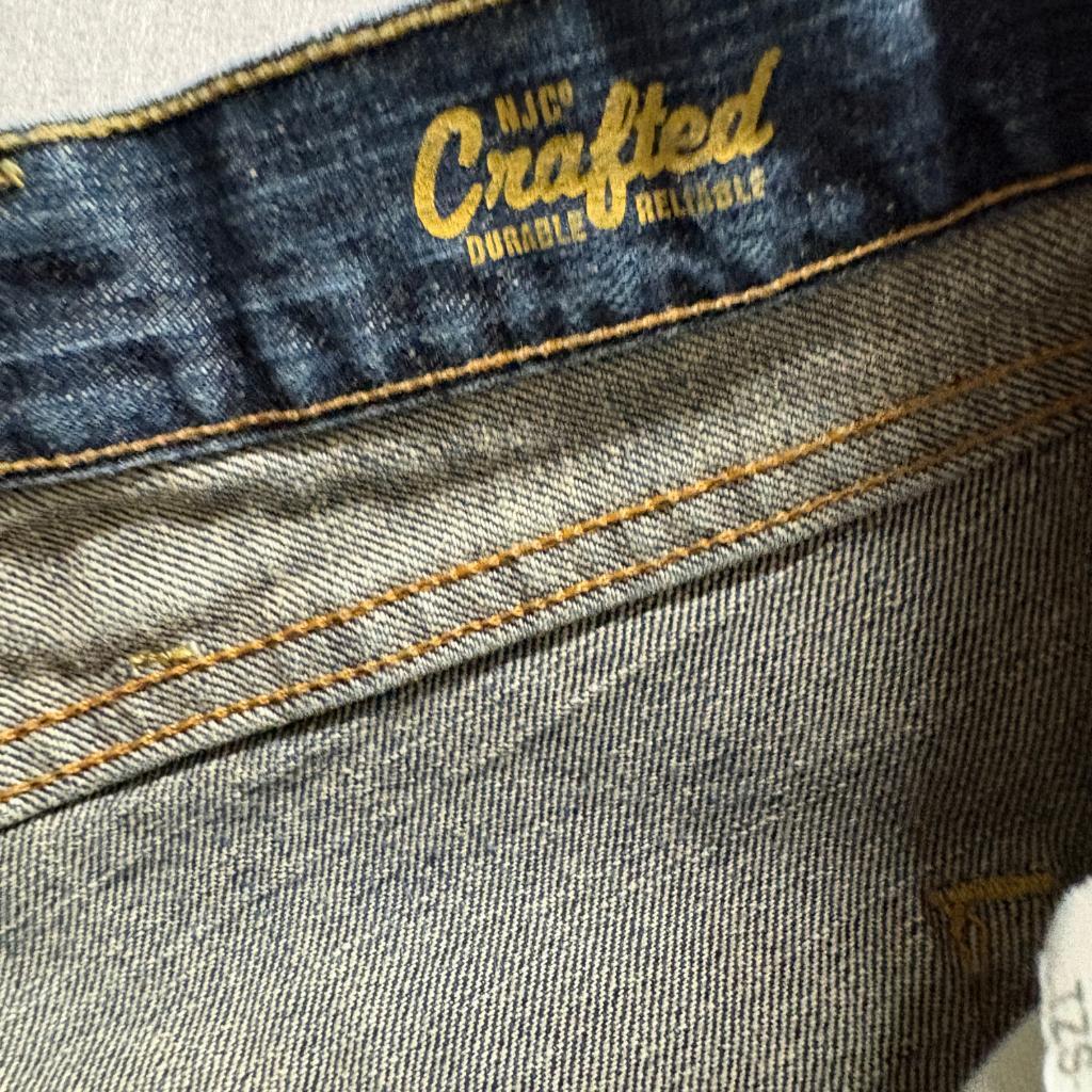 Nautica Jeans Co Mens 40x32 Blue Denim Straight Leg Jeans 100% Cotton