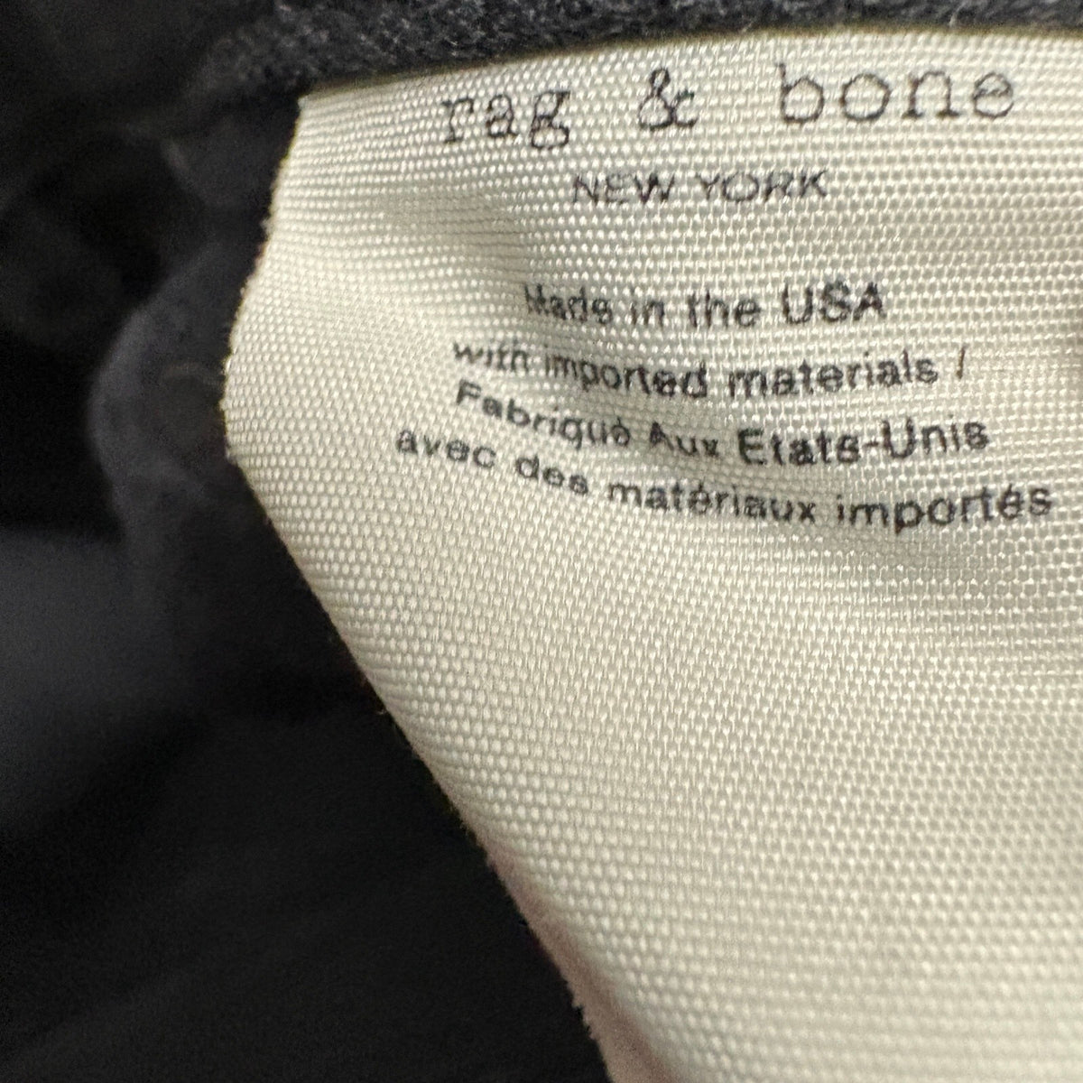 Rag & Bone Fit 2 Slim Jeans Mens 29 Black Denim Made in USA