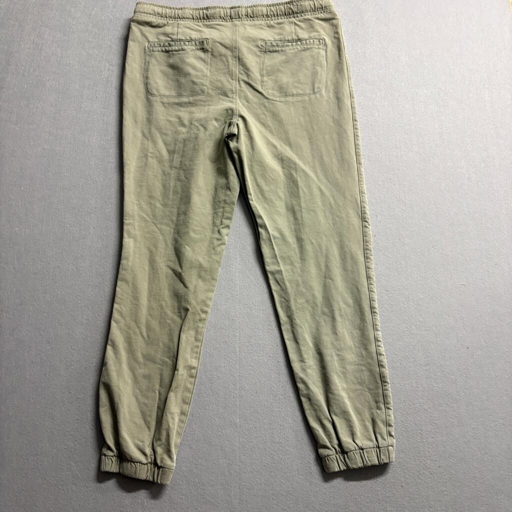 Weatherproof Vintage Mens Jogger Pants Medium Green Cotton Blend Stretch
