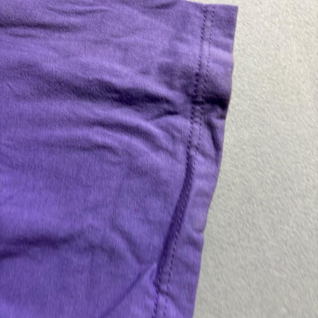 Vintage Key Elements Purple Pocket T-Shirt Mens Large 100% Cotton Made in USA