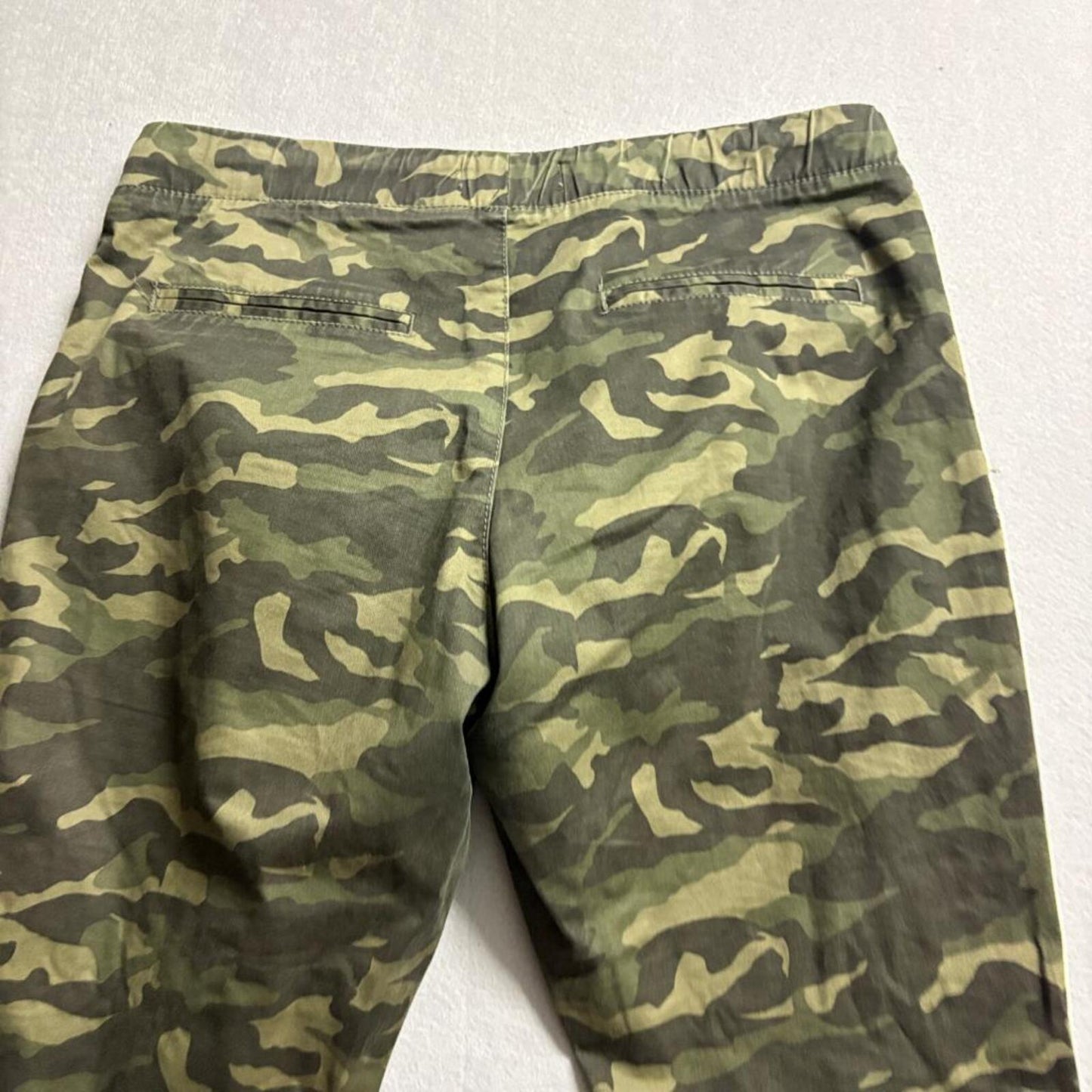 Cotton On Camo Jogger Pants Womens Size US 8 Green Camouflage Side Stripe