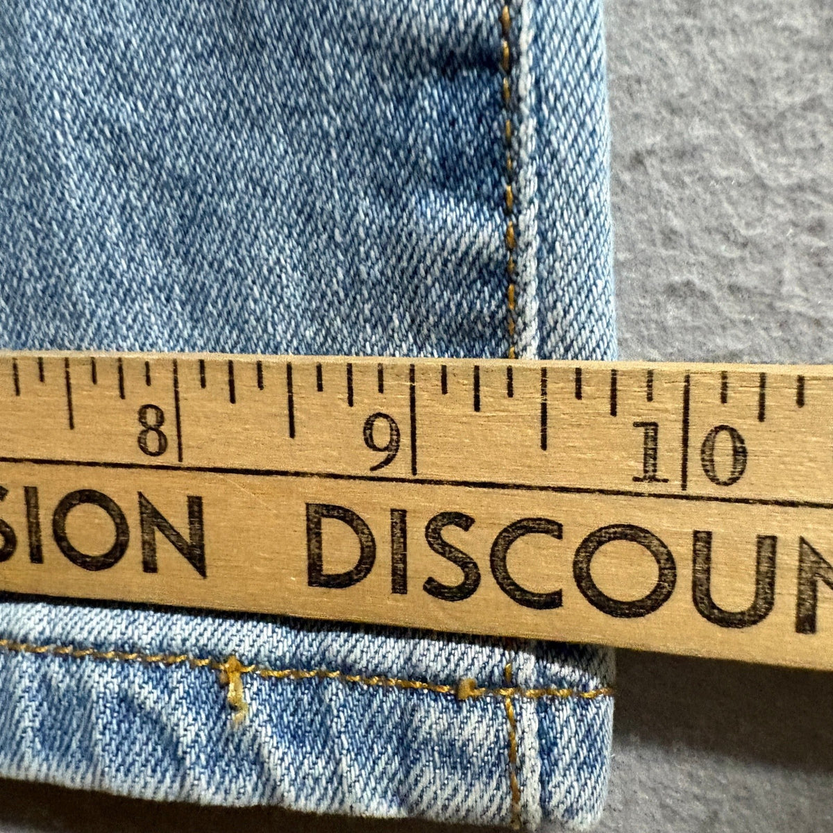 Levis 519 Low Flare Jeans Juniors Size 3 L Blue Denim Low Stretch Y2K
