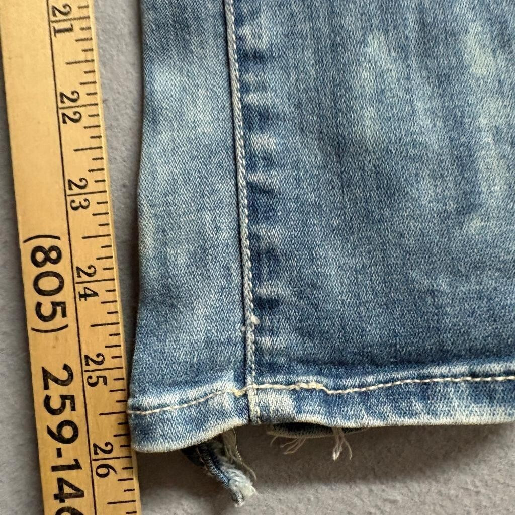 American Eagle Outfitters Jegging Ankle Jeans Womens Size 2 Distressed Acid Wash