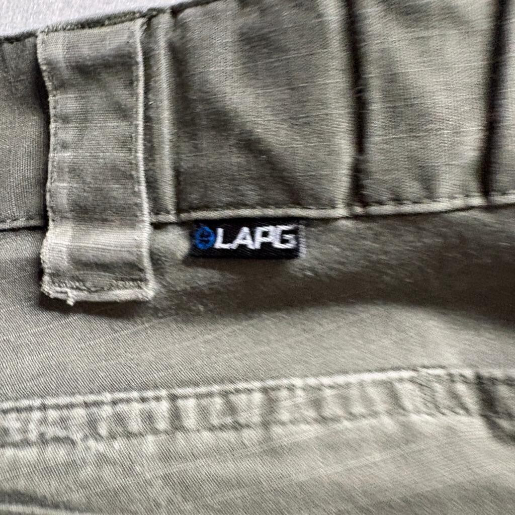 LA Gear Battle-Rattle Stretch Tactical Pants Mens 40x32 Green Cargo