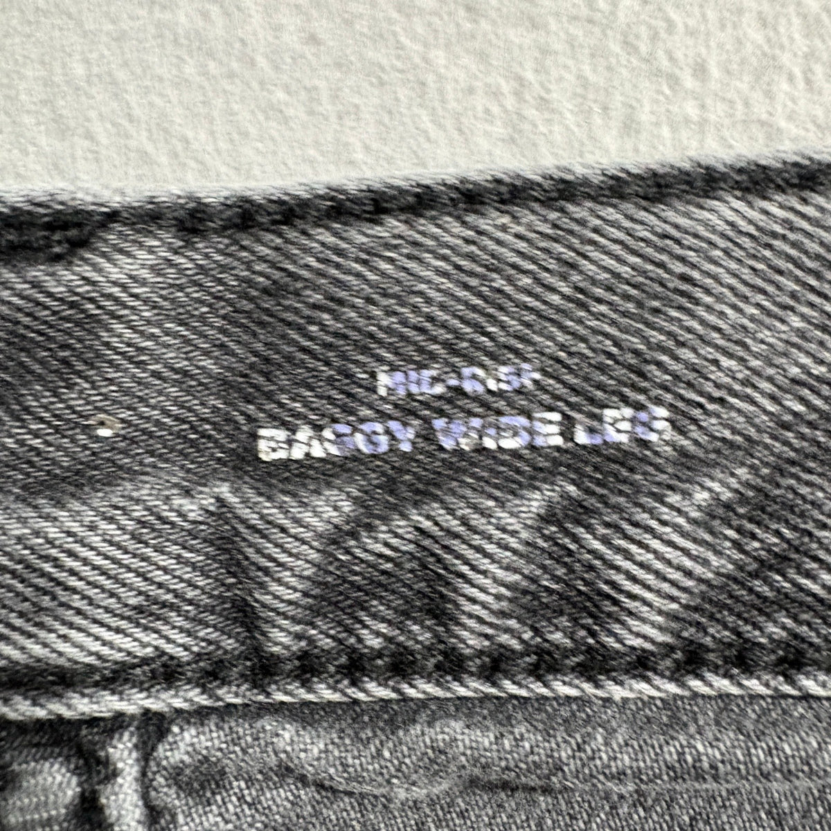 Old Navy Cargo Jeans Womens Size 2 Black Denim Baggy Wide Leg Mid Rise Utility