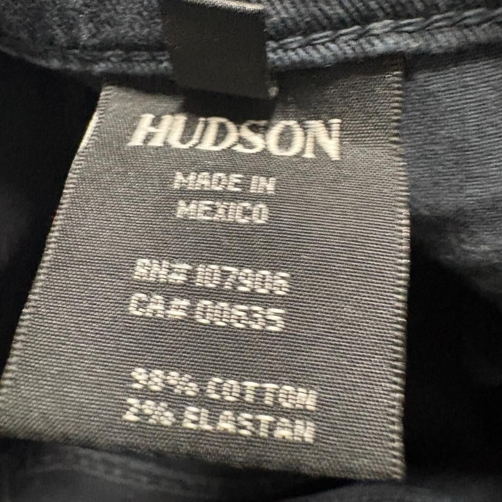 Hudson Nico Super Skinny Midrise Jeans Womens 29 Gray Denim Stretch