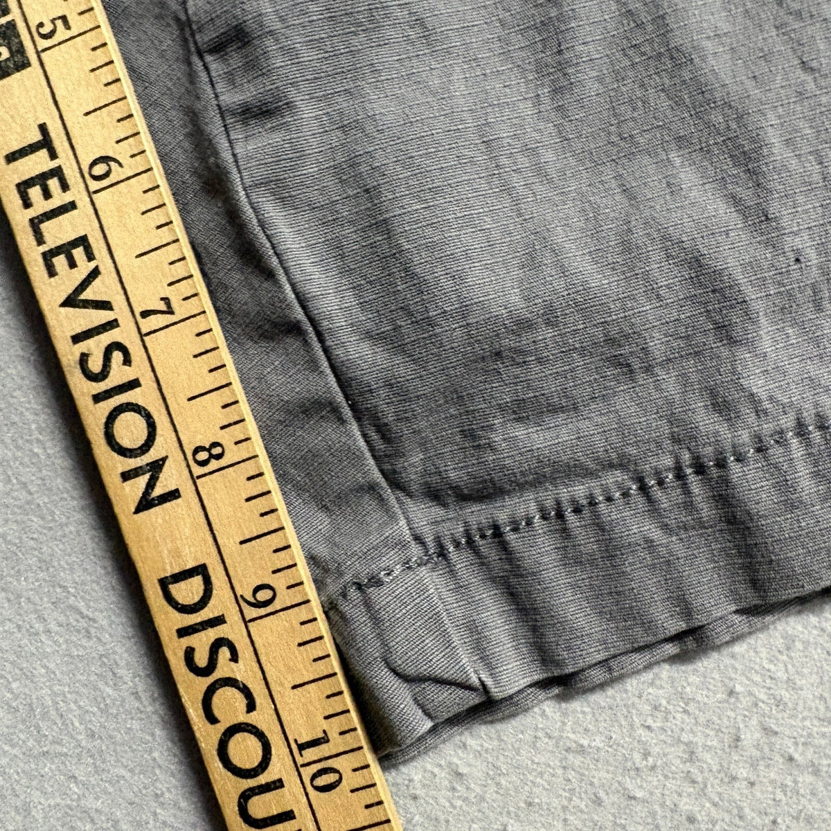 Copper & Oak Mens Gray Stretch Cotton Cargo Shorts Size 34 Flap Pockets Zip