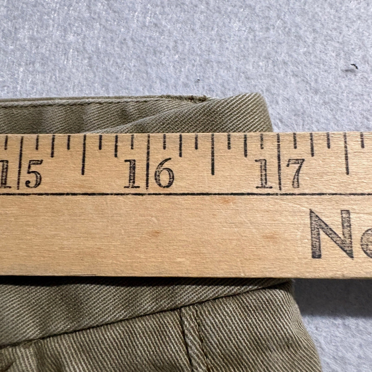 Everlane Chino Pants Mens 32x32 Green Olive Casual Slim Fit Flat Front Cotton