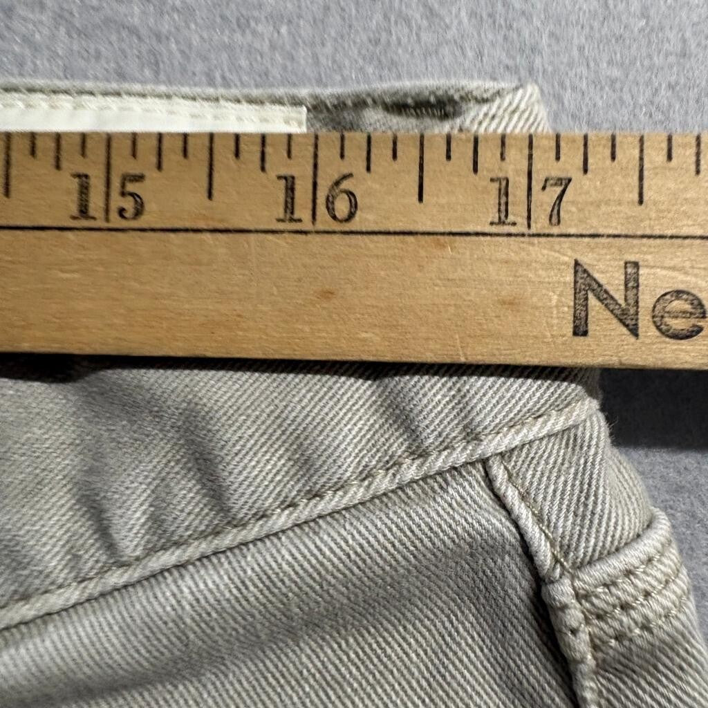 Rag & Bone Walker Slim Straight Jeans Mens 32 Beige Khaki Stretch Denim Pants