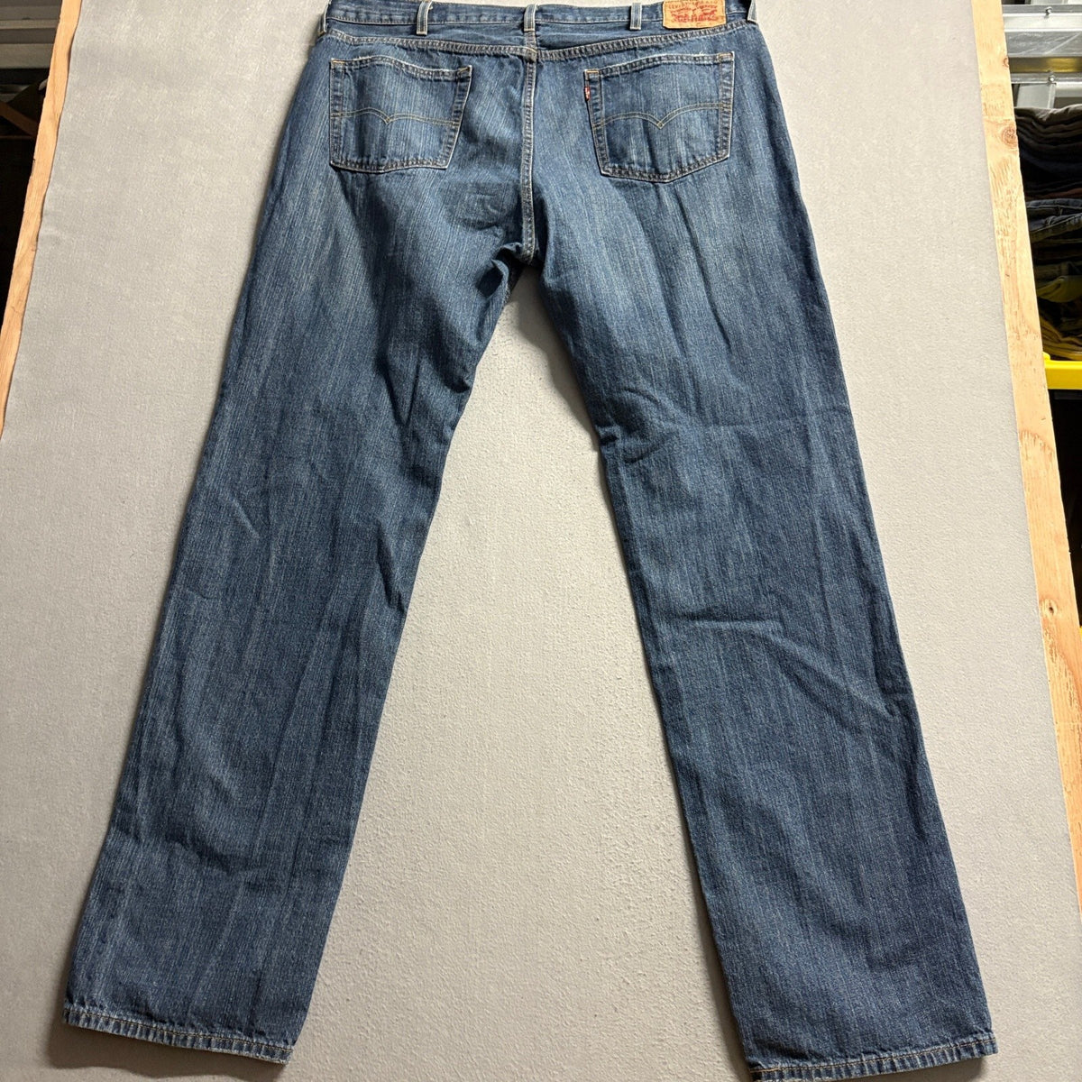 Levis 559 Relaxed Straight Jeans Mens Size 42 x 38 Blue Denim Big & Tall