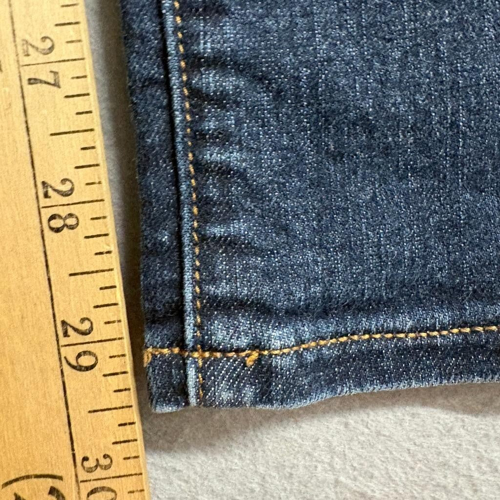 Old Navy The Diva Jeans Womens 12 Regular Dark Wash Blue Denim Stretch Straight