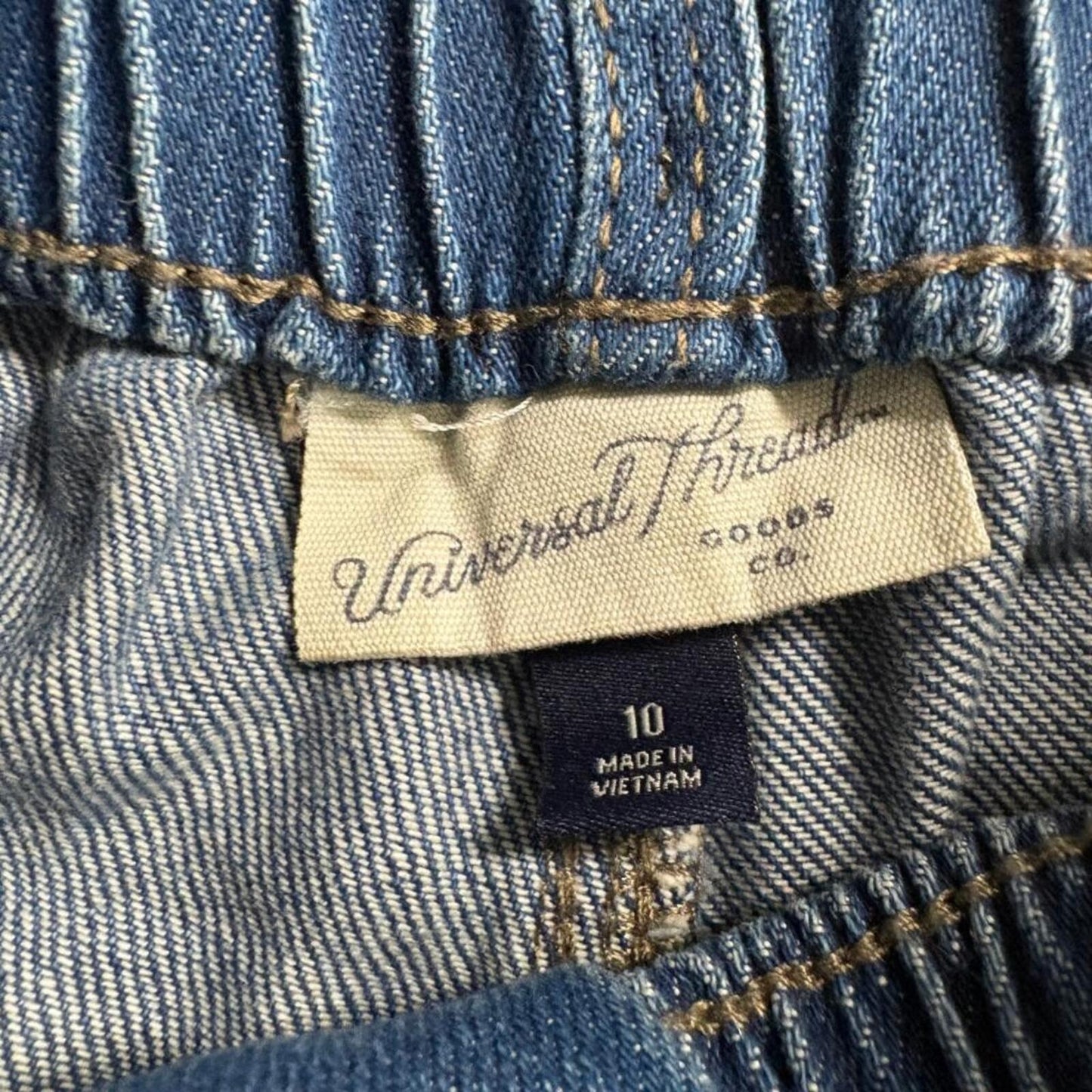 Universal Thread Paperbag Jeans Womens Size 10 Blue Denim High Rise Mom Tapered