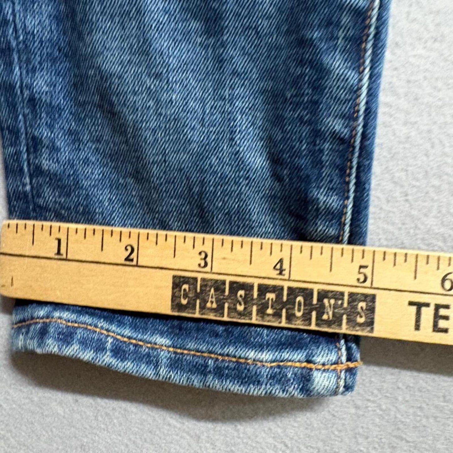 Outerknown SEA Jeans Iconoclast High Rise Skinny Womens 27 Blue Organic Cotton