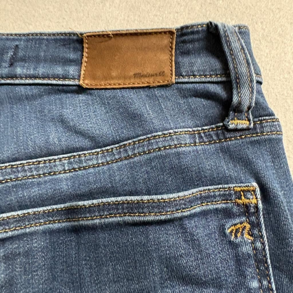 Madewell 10 High Rise Skinny Jeans Womens 27 Blue Denim Stretch Tencel Blend