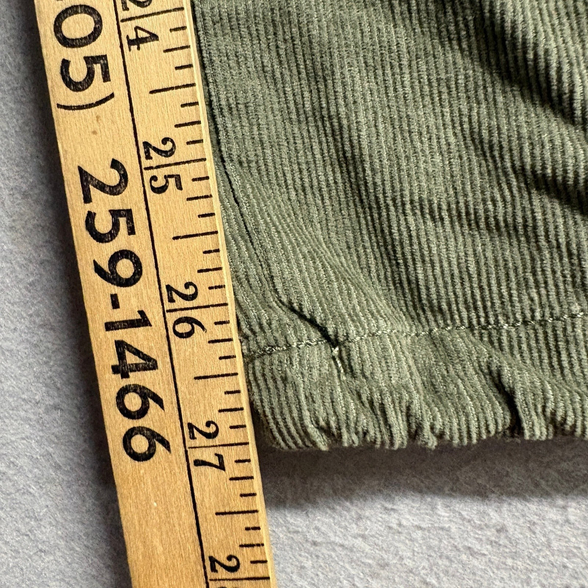 Girlish Olive Green Corduroy Mid Rise Utility Jogger Pants Womens Size XS
