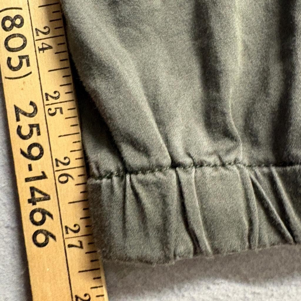 Unionbay Jogger Pants Womens Medium Green Cotton Blend Elastic Waist Drawstring