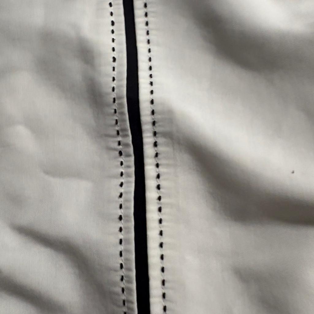 Havanera Guayabera Shirt Mens Medium White Rayon Blend Short Sleeve Cuban Camp