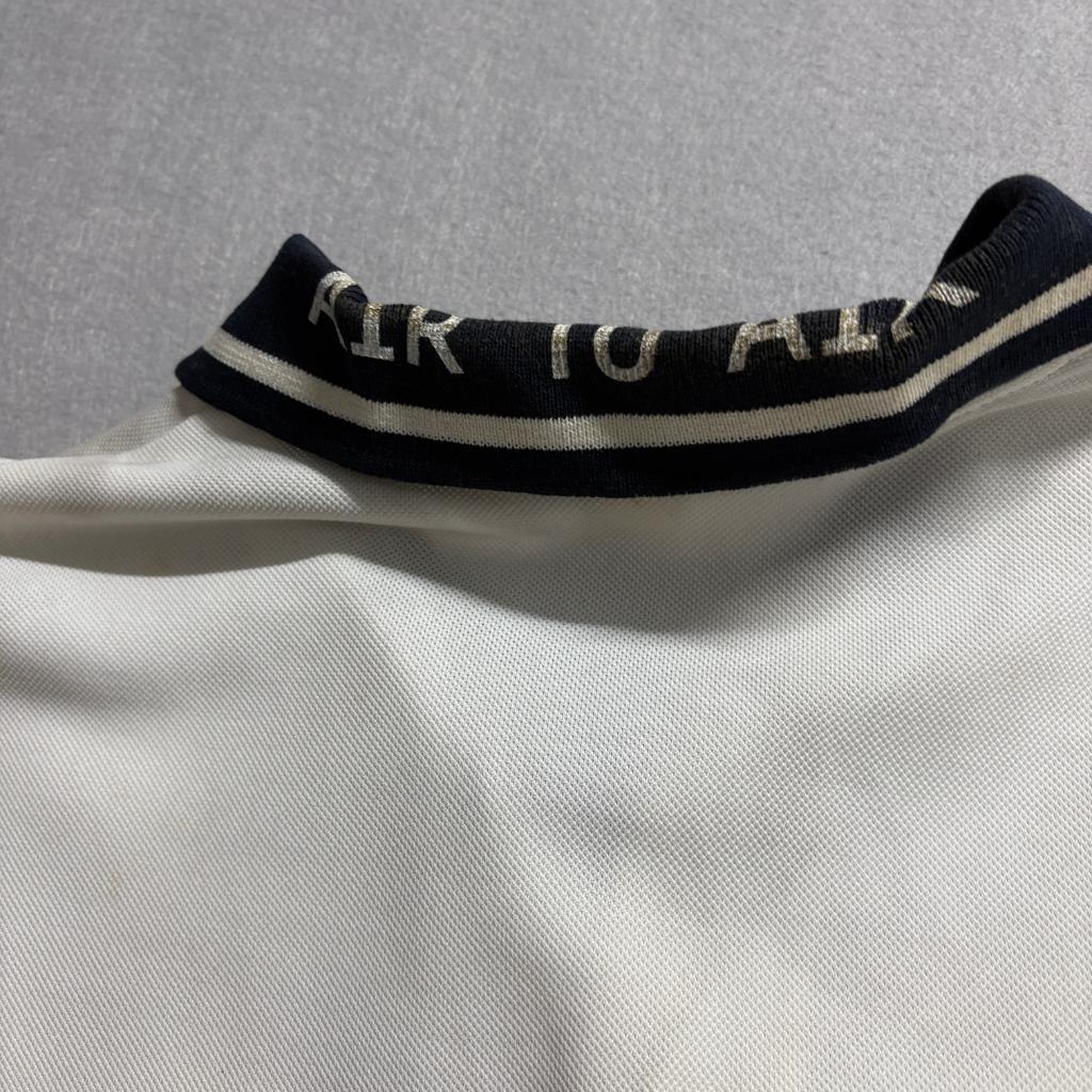 Vintage Jump to Air Polo and Shorts Set Mens XL White Navy Basketball 90s USA