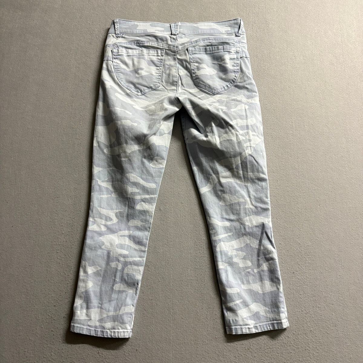 Democracy Absolution Camo Jeans Womens 4P Blue Gray Camouflage Stretch Crop