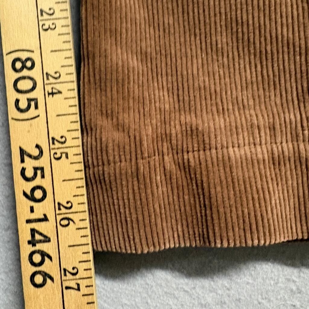 J Galt Brandy Melville Corduroy Flare Pants Womens Small Brown Low Rise Retro