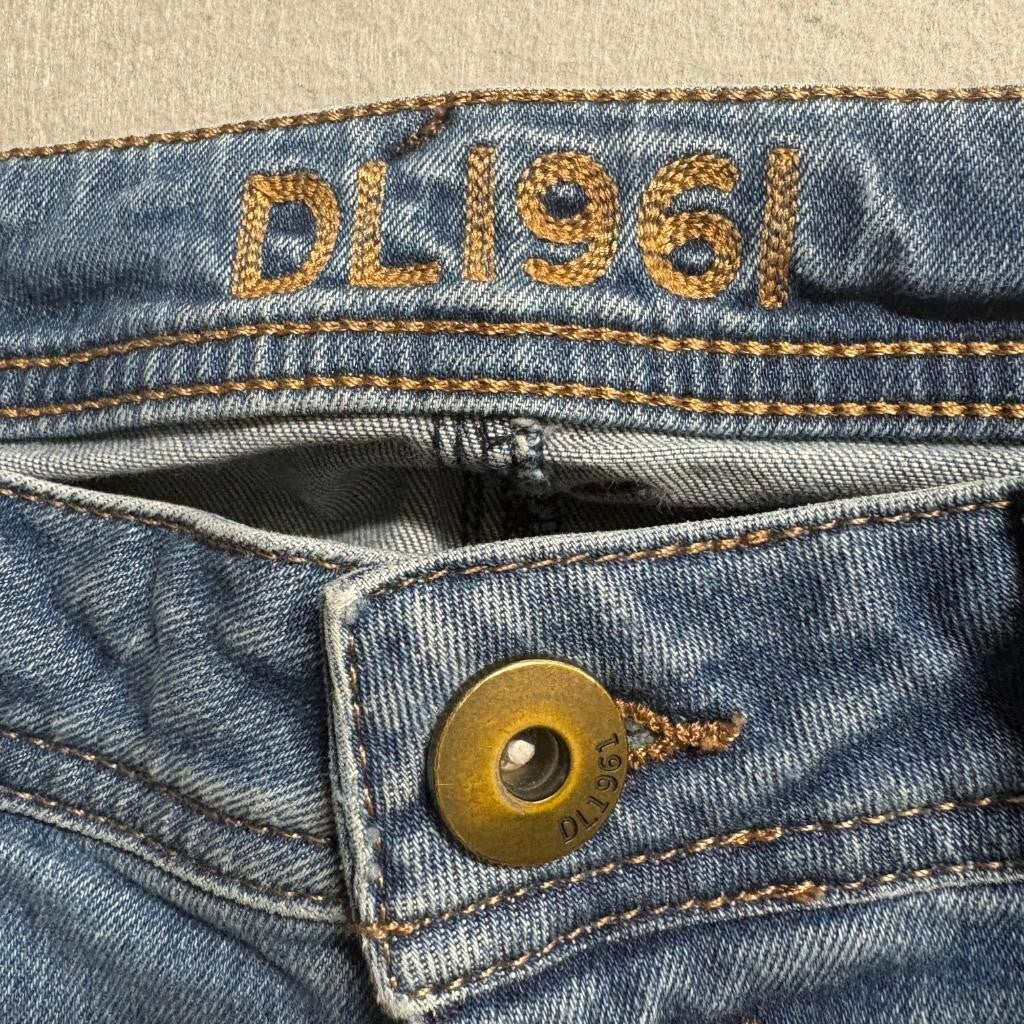 DL1961 Amanda Skinny Jeans Womens Size 28 Distressed Blue Denim Mayhem Wash