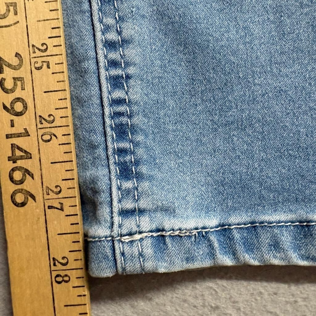 Angels Forever Young Jeans Womens 10/30 Blue Denim Stretch Straight Leg Pants