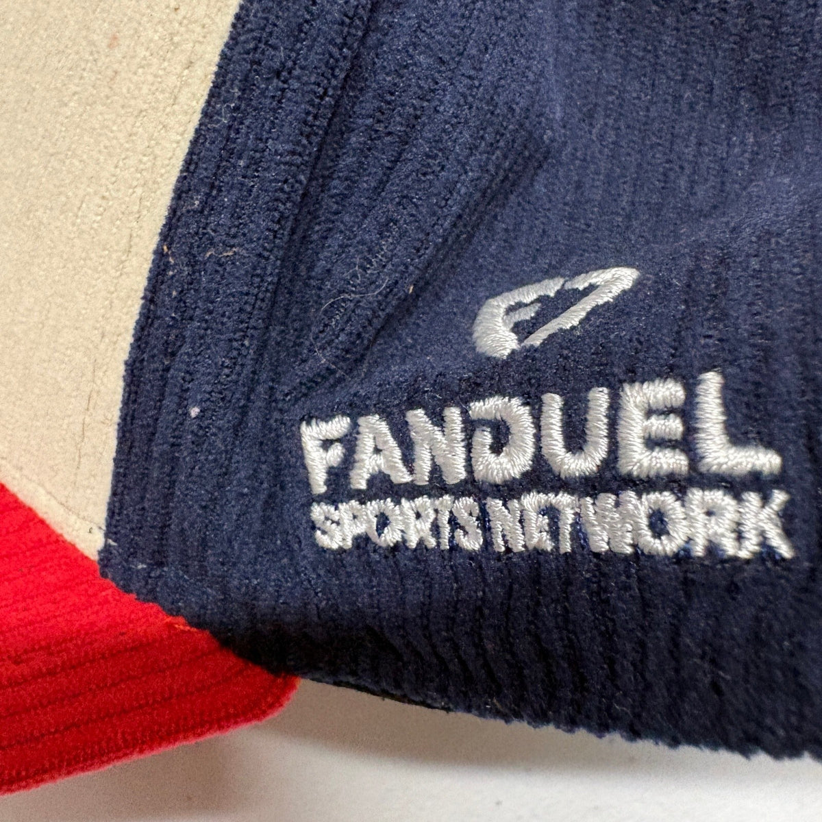 Los Angeles Angels Corduroy Hat FanDuel Sports Network Strapback Cap MLB