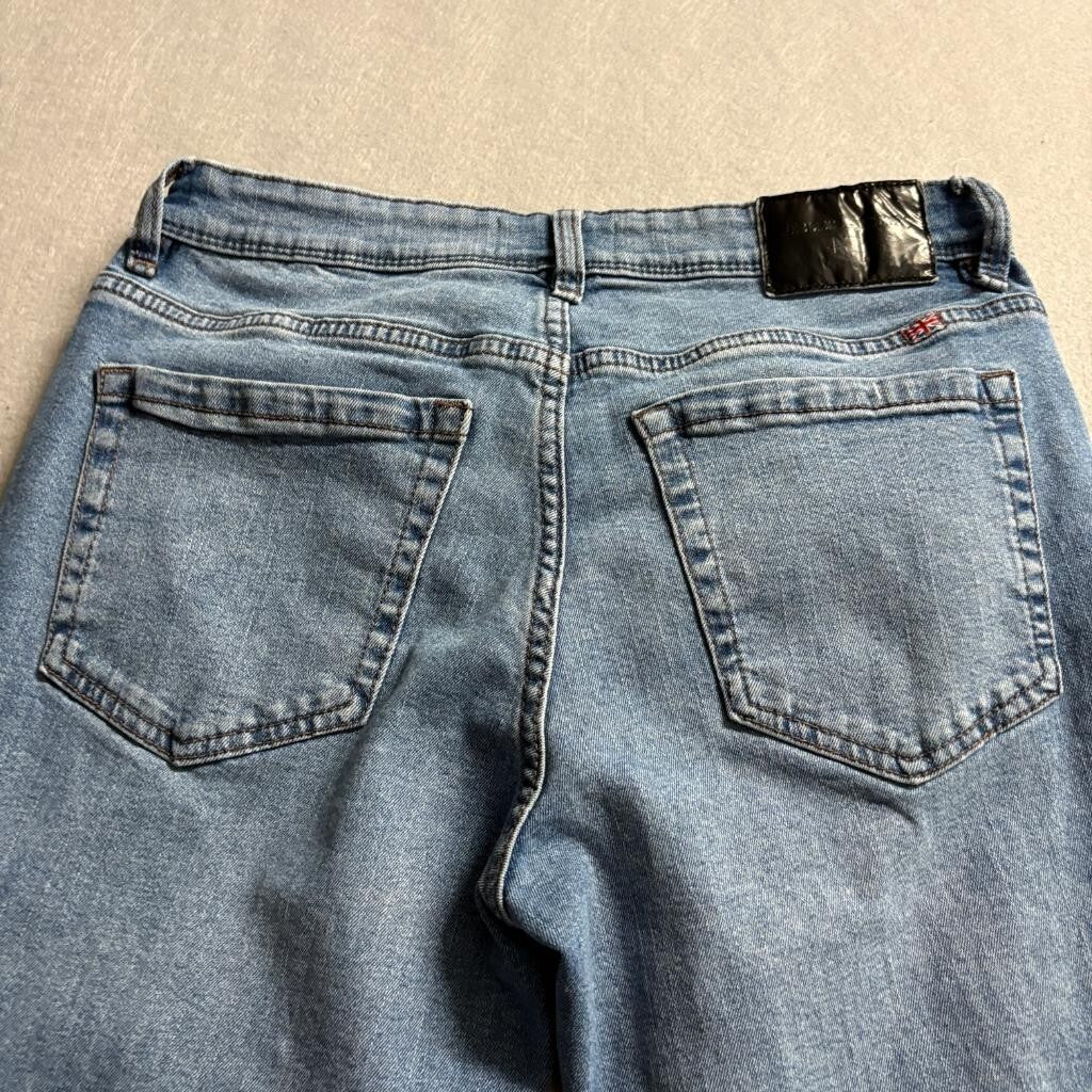 English Laundry Harrow Straight Fit Jeans Mens 30x29 Blue Stretch Denim