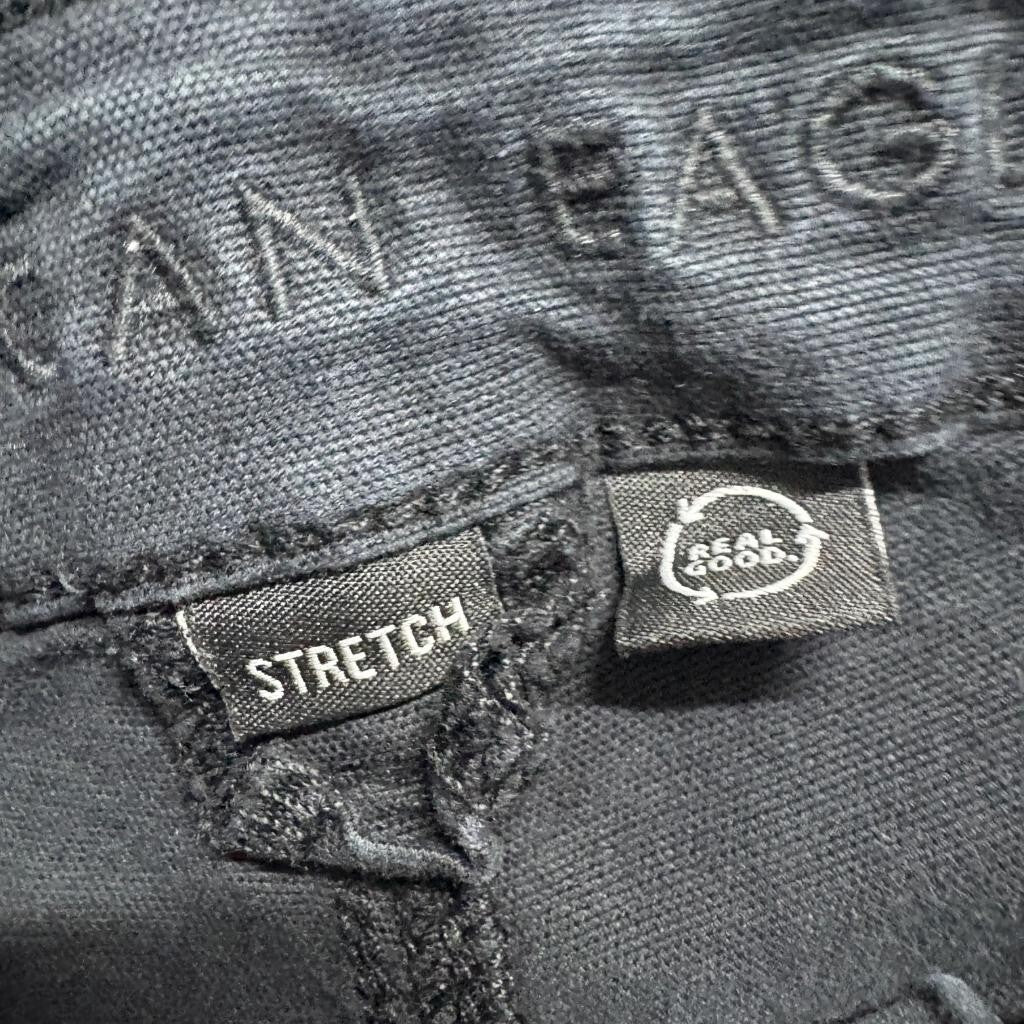 American Eagle Outfitters Cargo Pants Women 0 Regular Gray Stretch High Rise