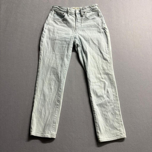 Madewell The Curvy Perfect Vintage Jeans Womens 25P Light Wash Denim Blue