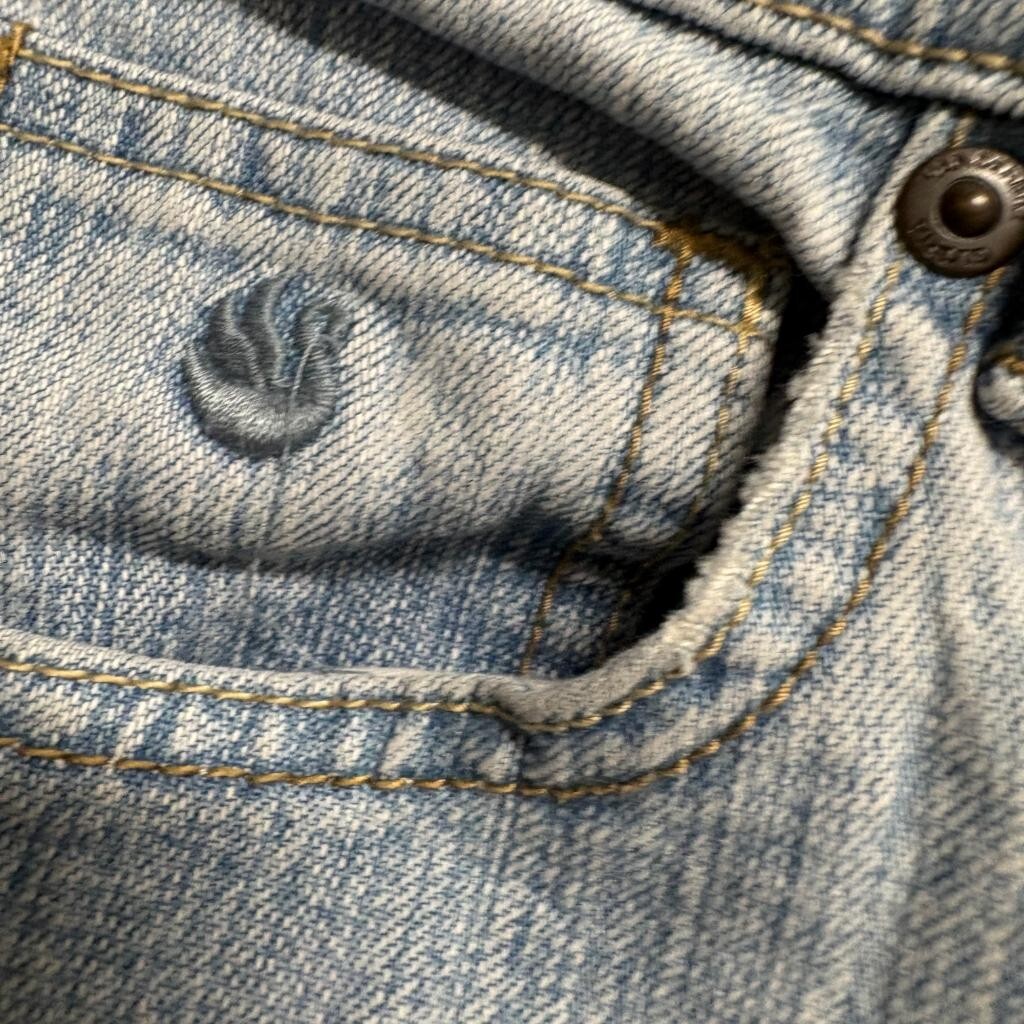Gloria Vanderbilt Amanda Jeans Womens 12P Blue Denim High Rise Straight Leg