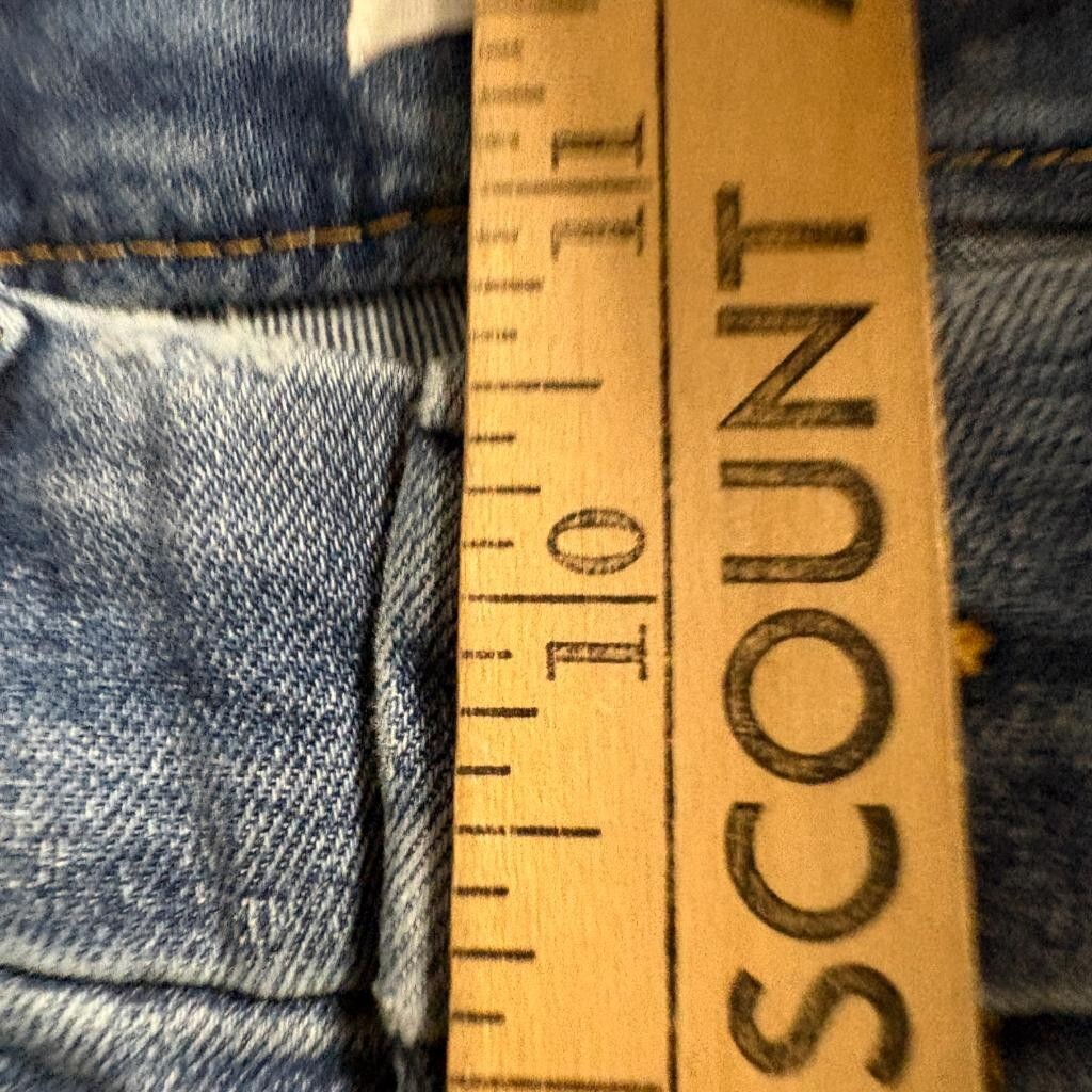 Good American Always Fits Good Legs Straight Jeans Womens Size 6-12 Blue Denim