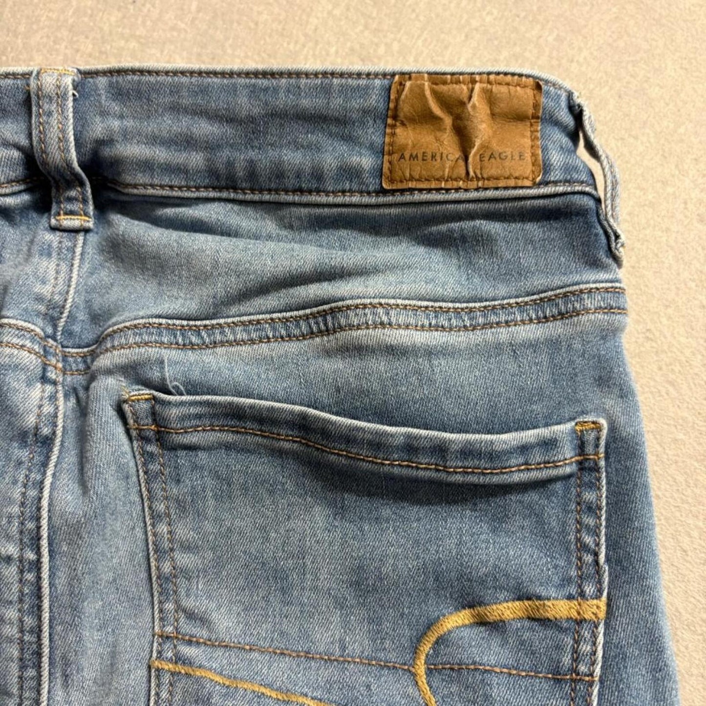 American Eagle Next Level Stretch Hi-Rise Jegging Jeans Womens 6 Short Blue