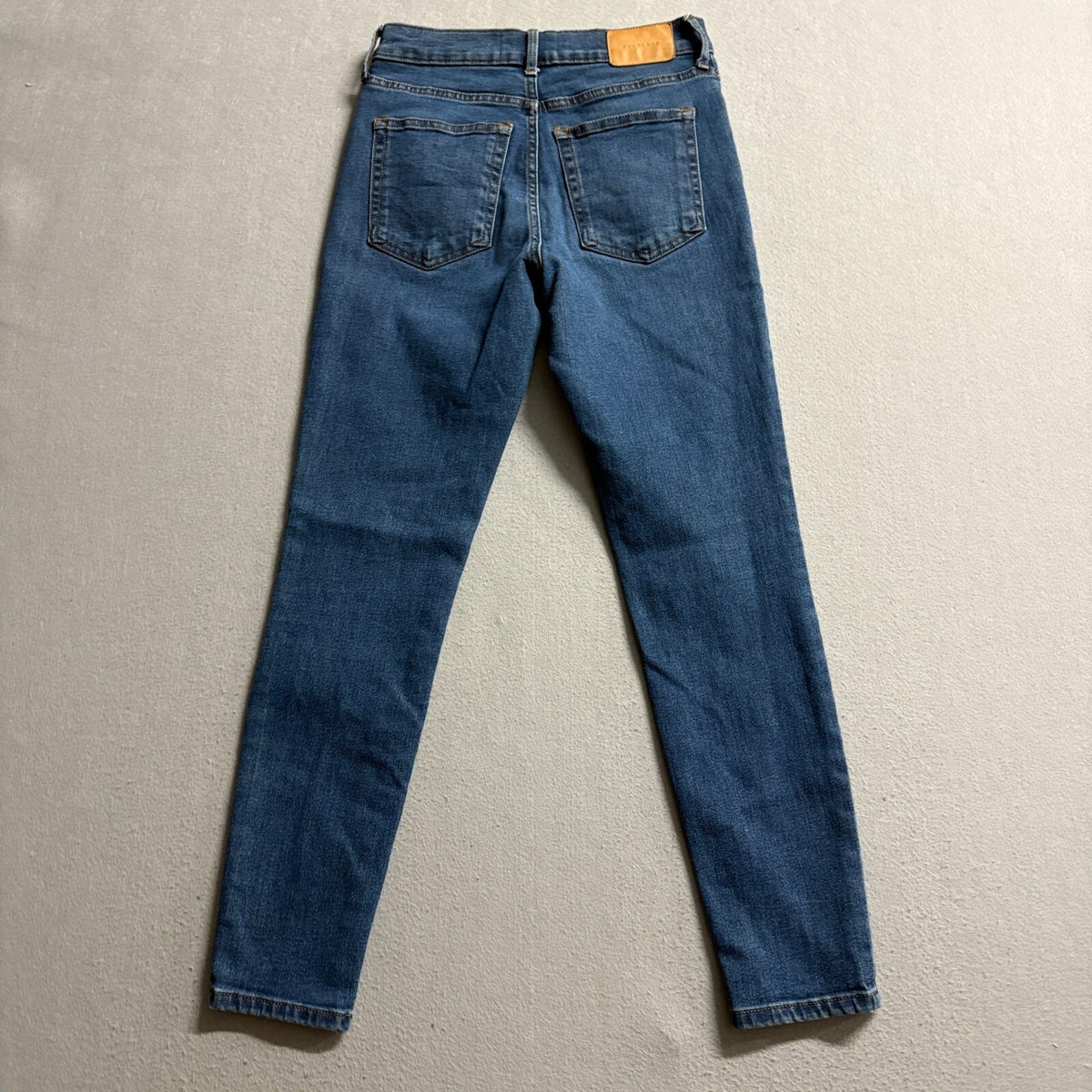 Everlane The High Rise Skinny Jeans Womens 26 Medium Wash Blue Denim Ankle