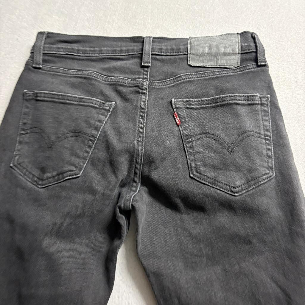 Levis 511 Slim Fit Black Jeans Mens 29x32 WaterLess Stretch Denim