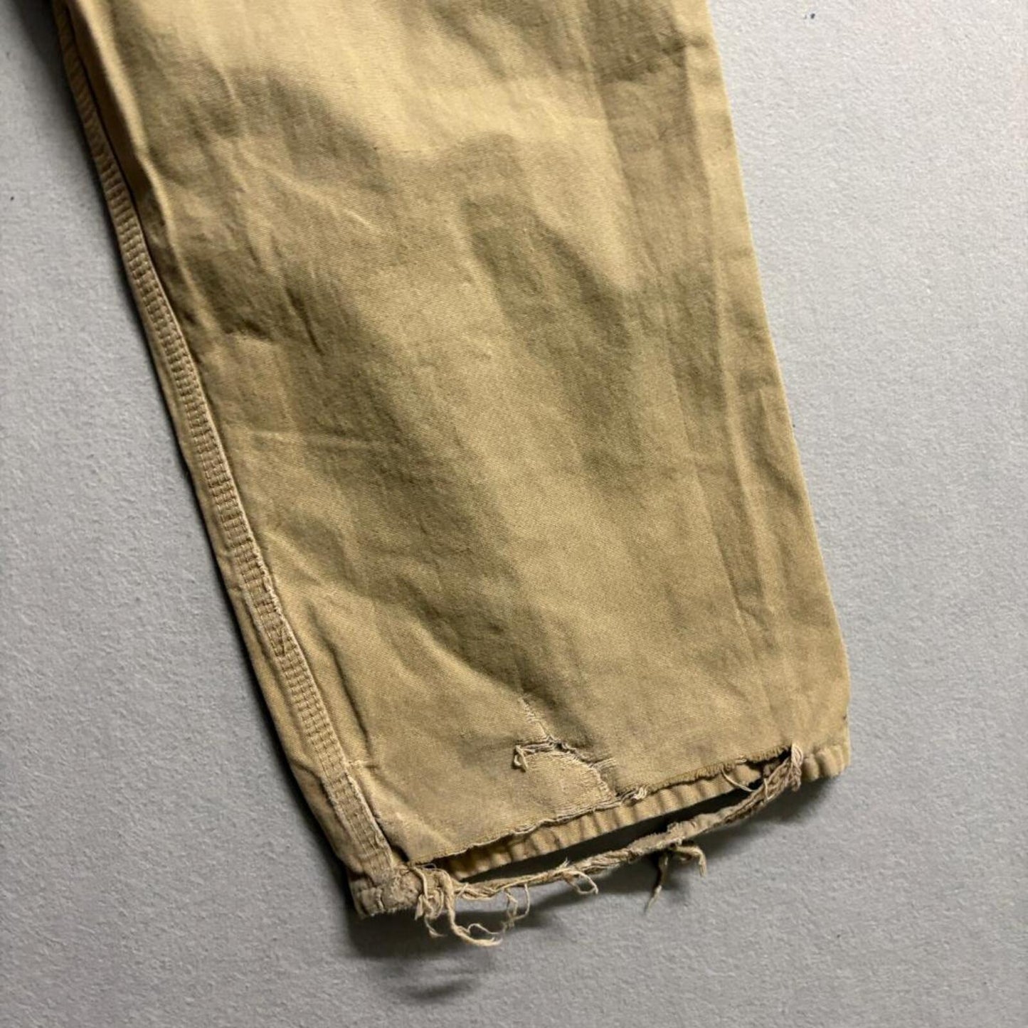 Tyndale FRMC Flame Resistant Work Pants Mens 44x29 Brown Canvas Utility Cargo