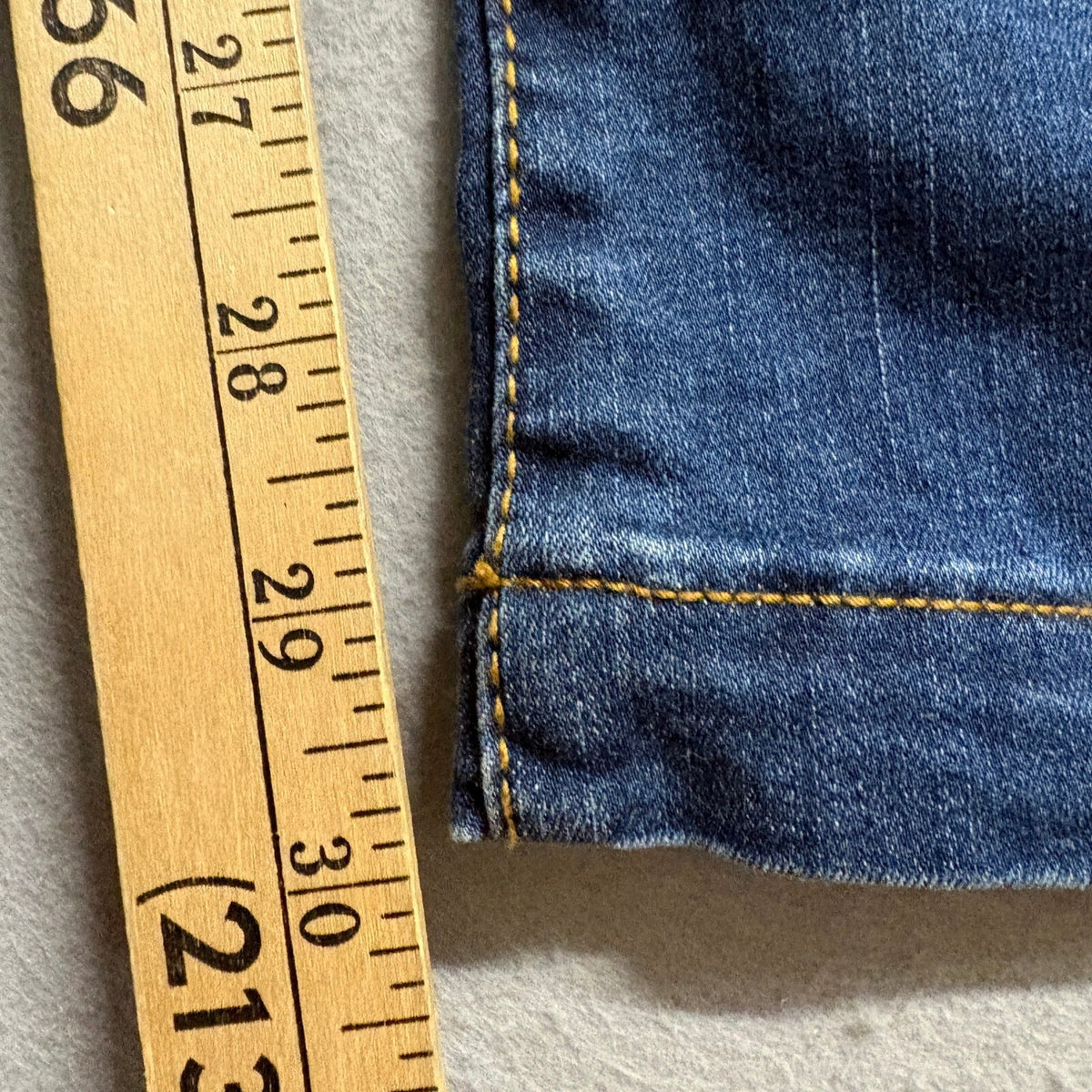 Knox Rose High Rise Flare Flare Jeans Womens Size 6 Pull On Elastic Waist Blue