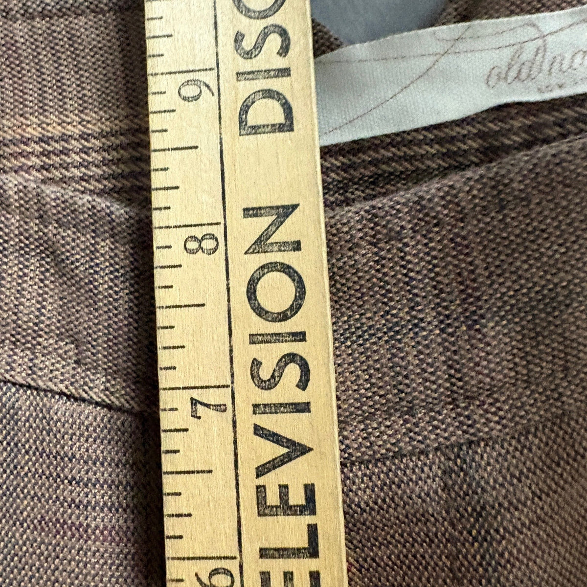Old Navy Womens Size 6 Brown Plaid Crop Capri Pants Cuffed Low Rise Y2K