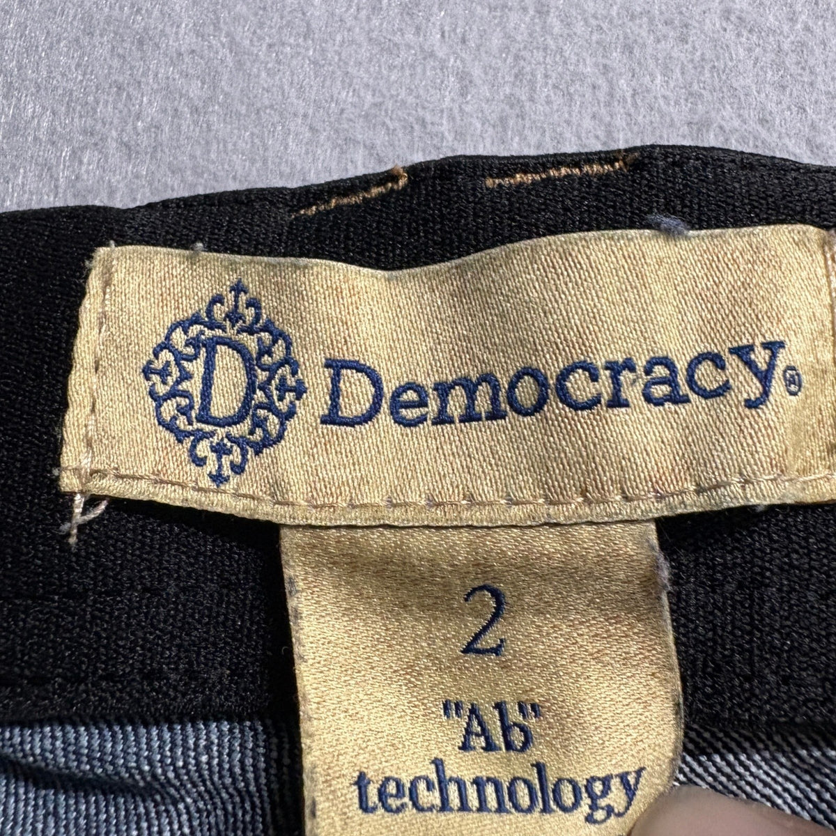 Democracy Ab Technology Skinny Jeans Womens Size 2 Dark Wash Denim Stretch