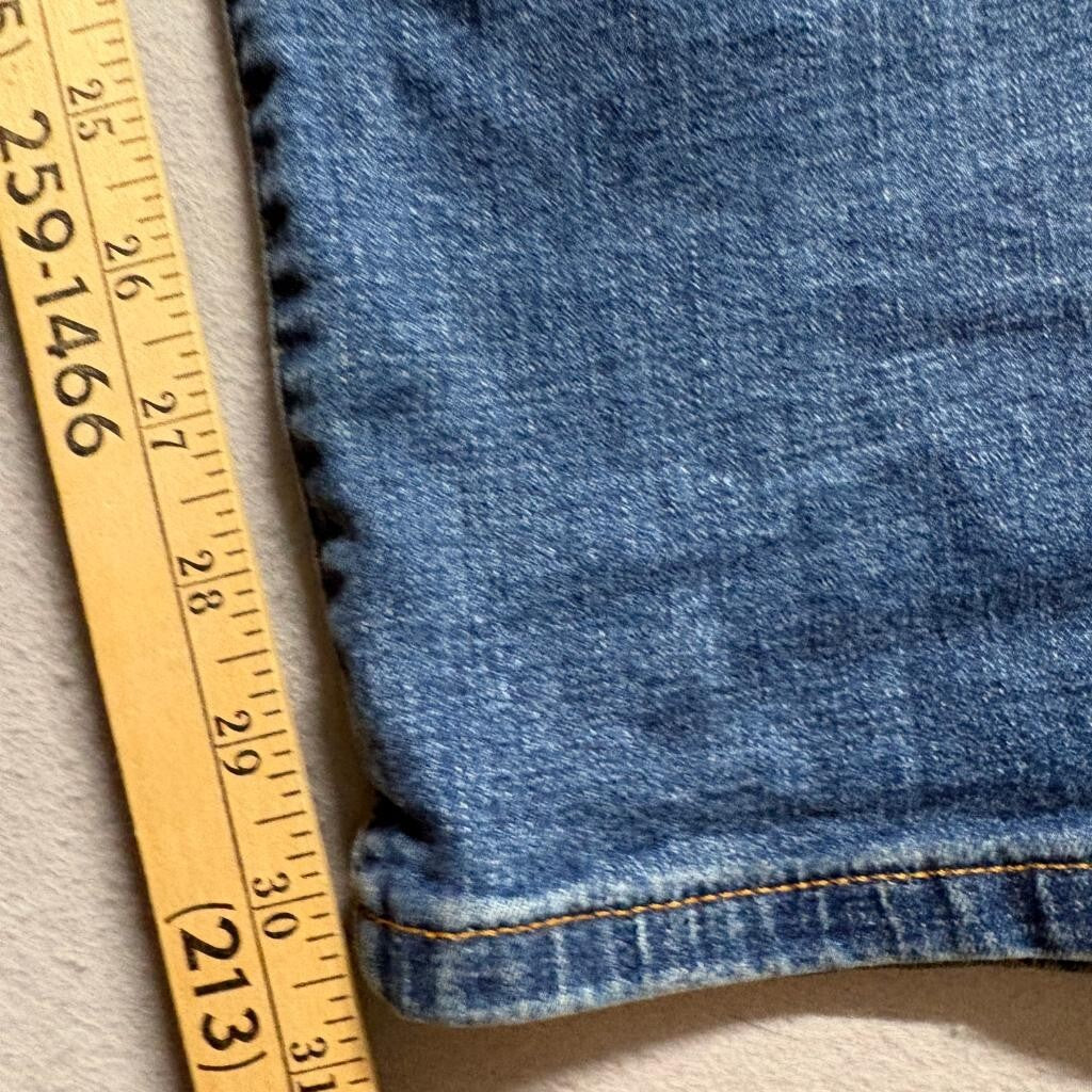 Tommy Hilfiger Jeans Mens 38x32 Blue Denim Straight Leg Stretch Pants