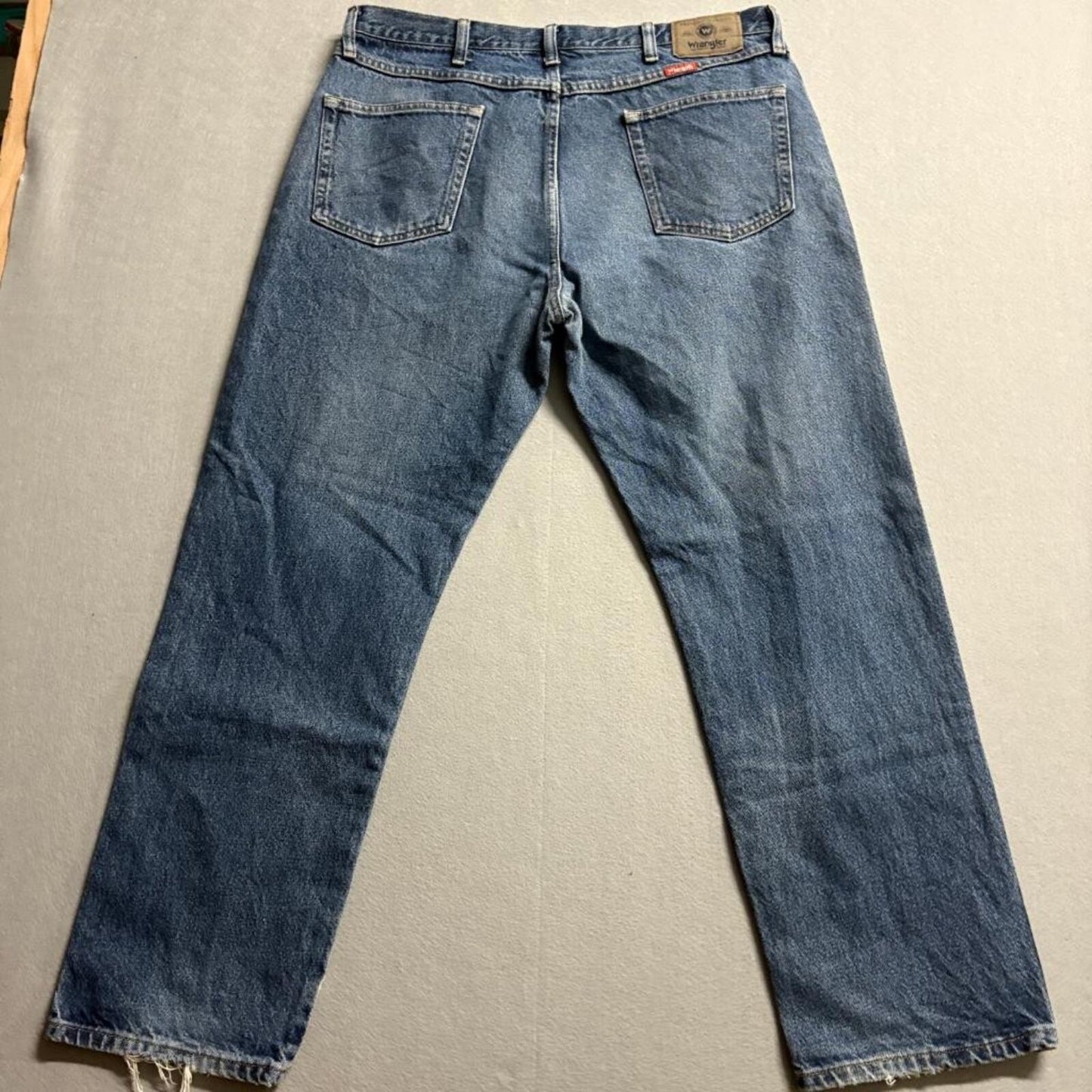 Wrangler Authentics Mens Blue Jeans 38x30 Regular Fit Denim 965T1MR Mexico