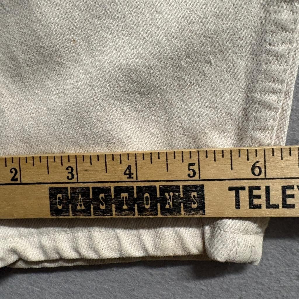 Vintage Wrangler for Women Jeans 8x29 Beige High Rise Tapered Mom Cotton Denim