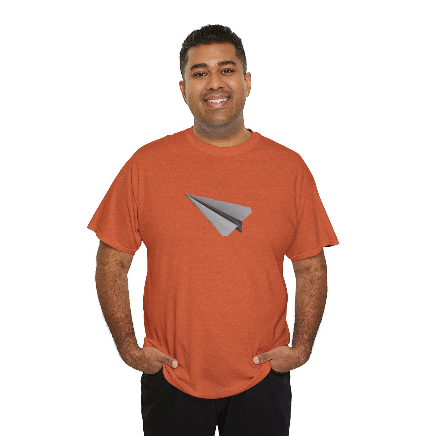 Paper Airplane Unisex Heavy Cotton Tee