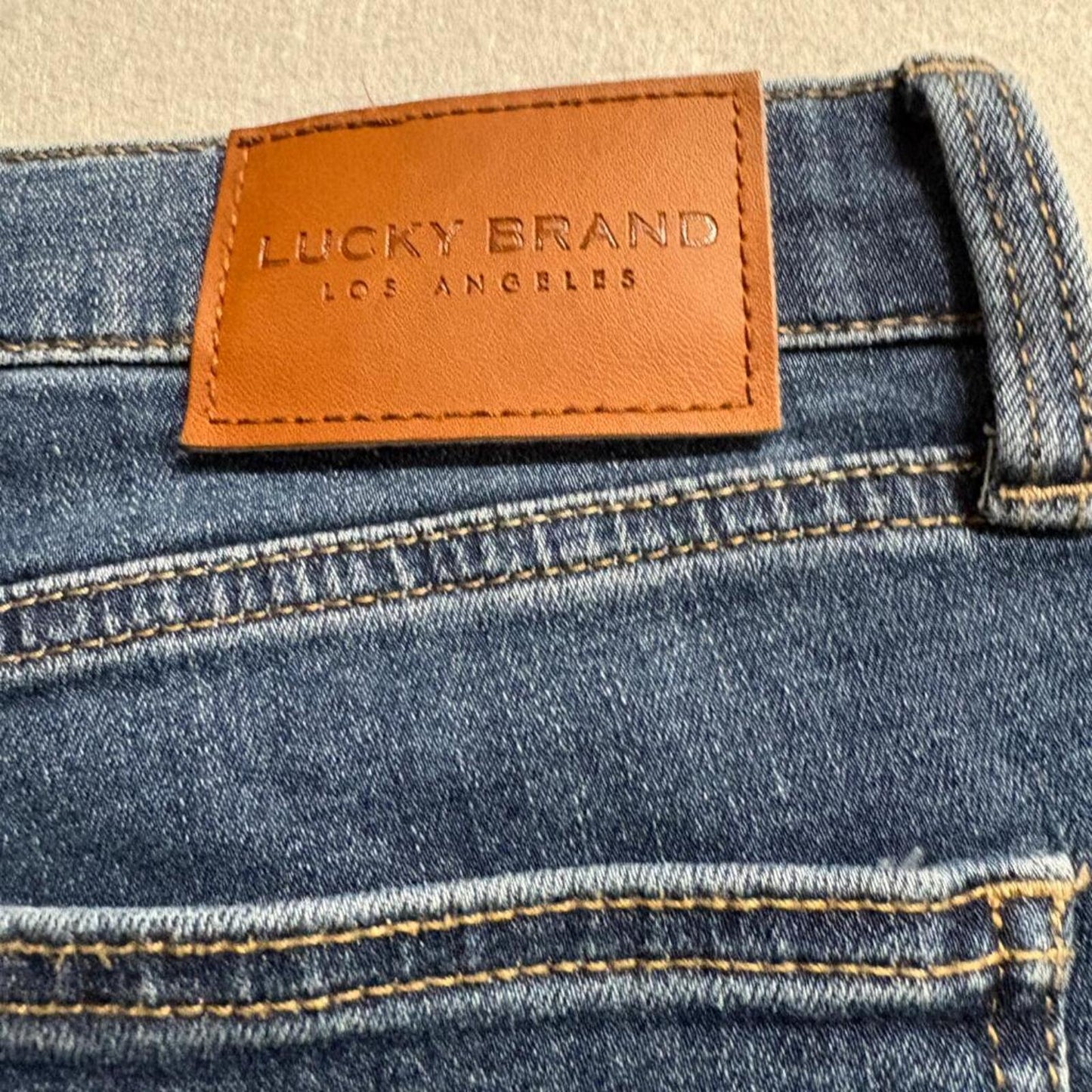 Lucky Brand Ava Skinny Jeans Womens 6/28 Regular Mid Rise Blue Stretch Denim