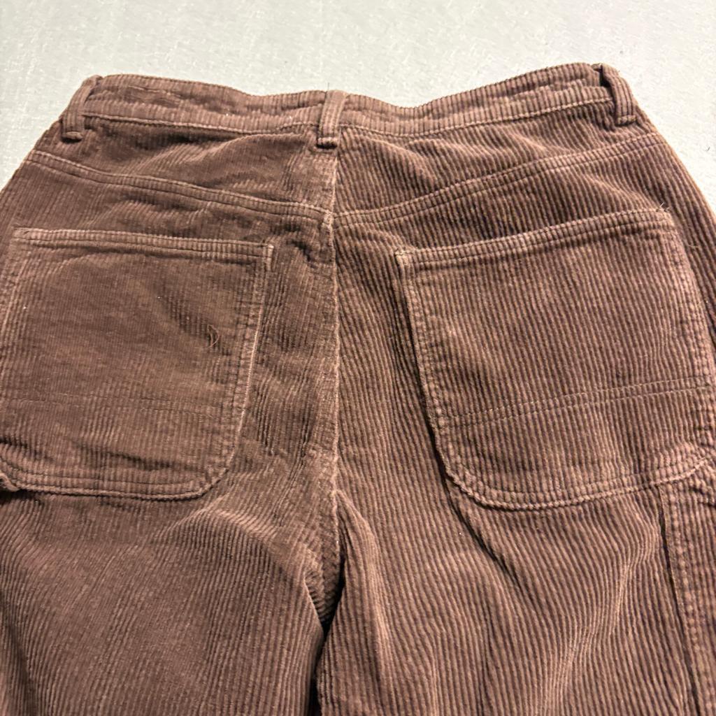 Cotton On Cord Carpenter Jean Womens Size 8 Brown Corduroy Utility Pants