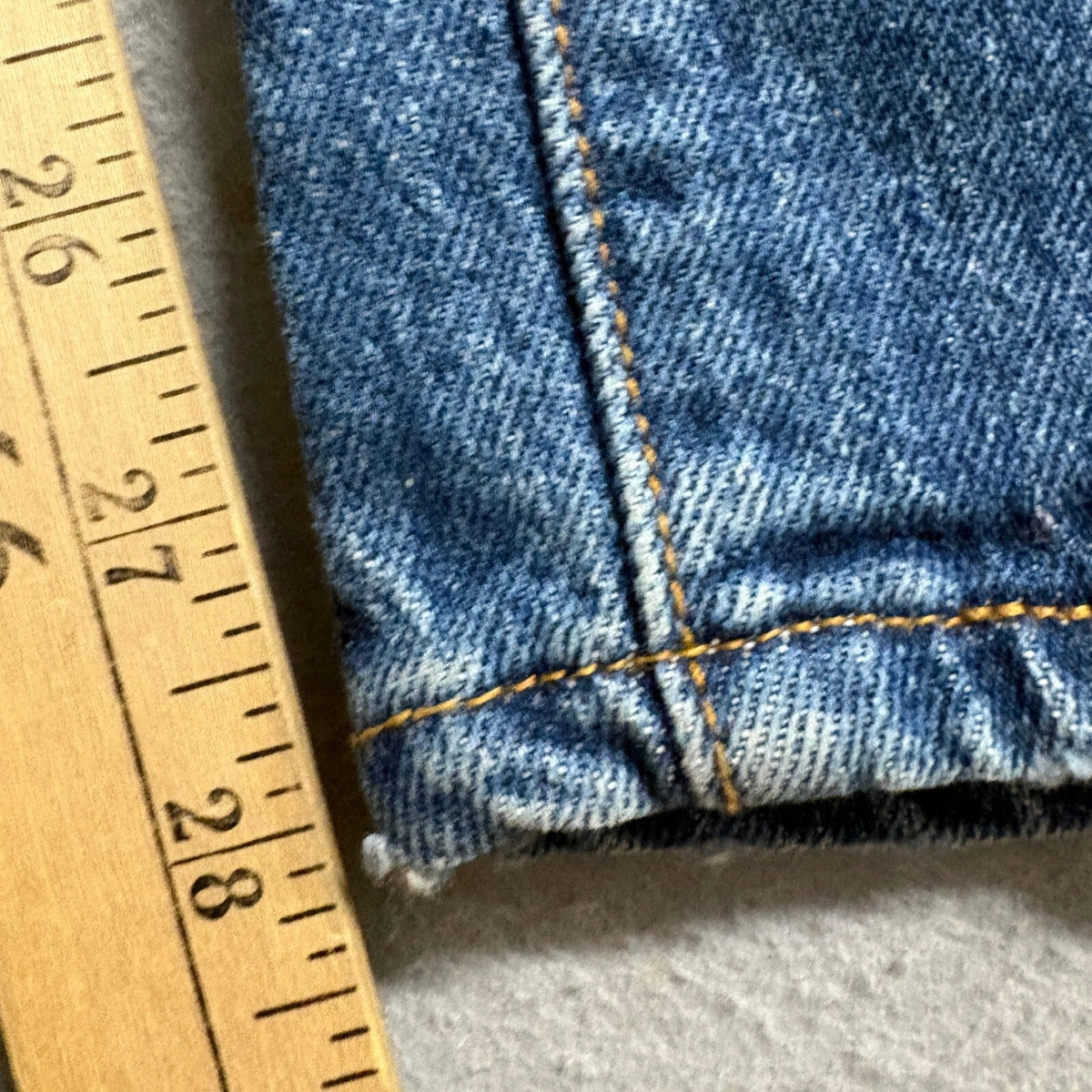 Levi's Premium 501 S Straight Leg Jeans Mens 27x28 Blue Medium Wash Denim