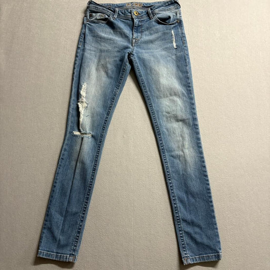 DL1961 Amanda Skinny Jeans Womens Size 28 Distressed Blue Denim Mayhem Wash